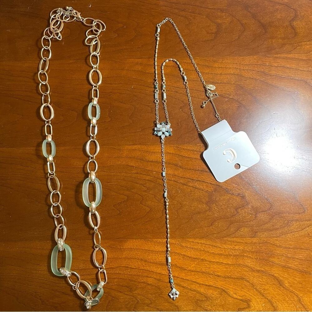 Charming Charlie Gold Tone Green Bundle NEW